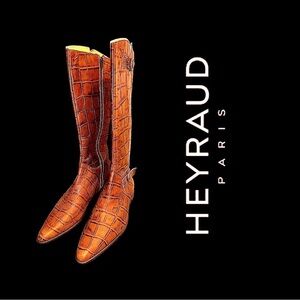 NEW Heyraud Paris Leather Boots
